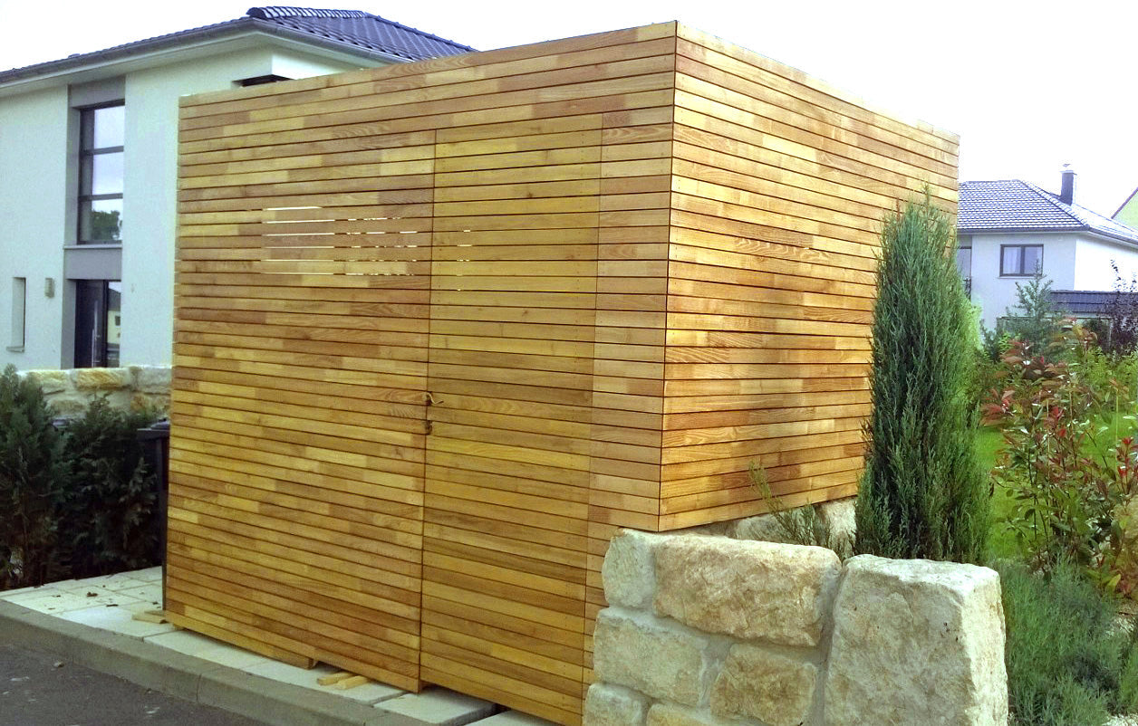 Fassadenbrett Rhombus Robinie 80 x 22 mm