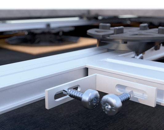 Alu-Winkelverbinder für H15